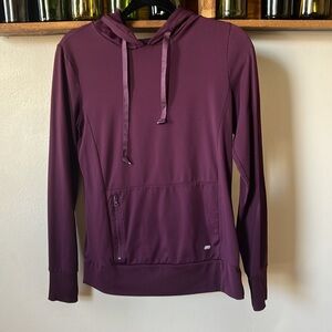 Women’s purple active hoodie